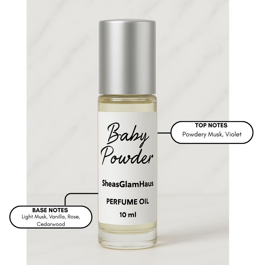 “Baby Powder” (Unisex) roll-on perfume oil