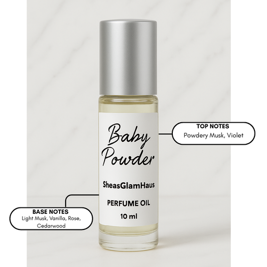 “Baby Powder” (Unisex) roll-on perfume oil